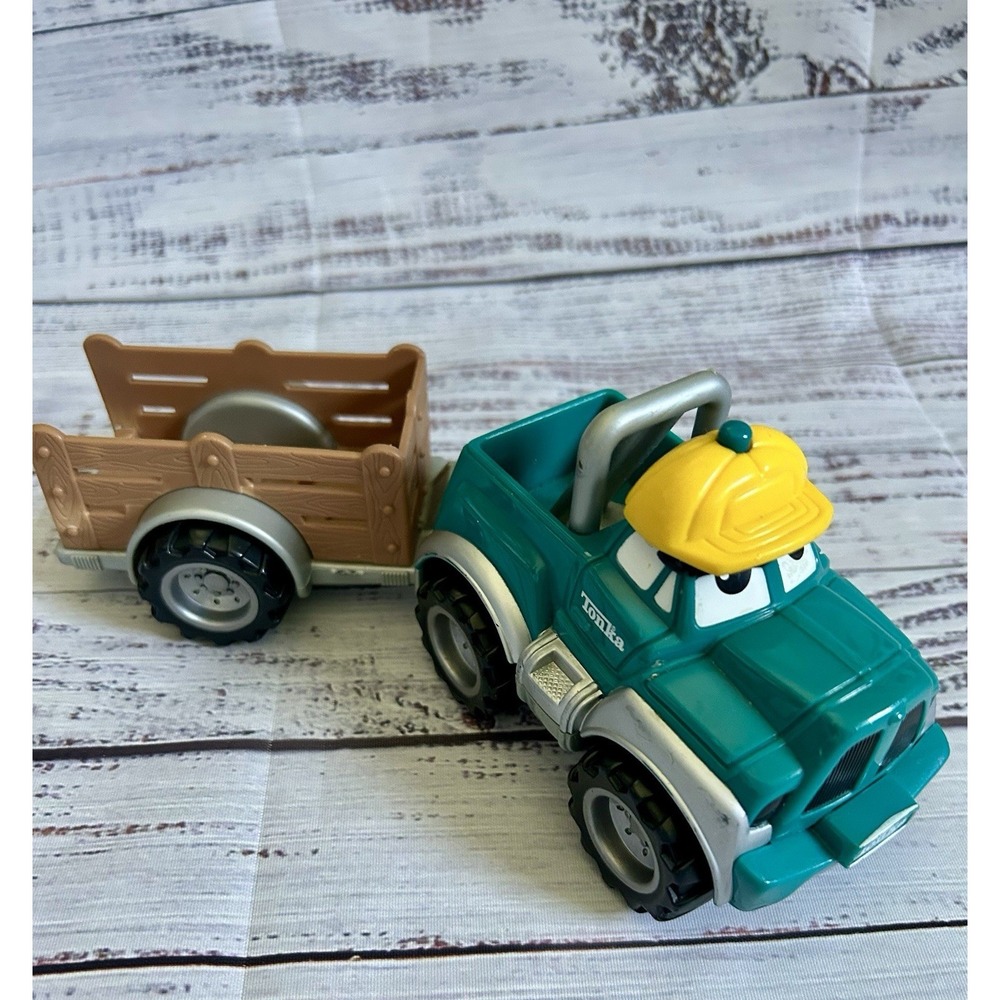 Tonka Lil Chuck Talking Haulers 9" Vehicle Trailer Vintage 2000 Hasbro WORKS
